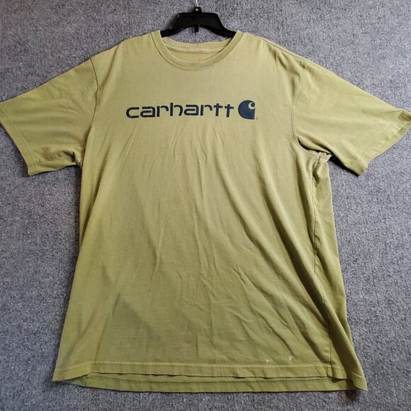 Carhartt Shirt Mens XL Tall Short Sleeve Crew Neck Outdoors Loose Fit Casual - Picture 1 of 11